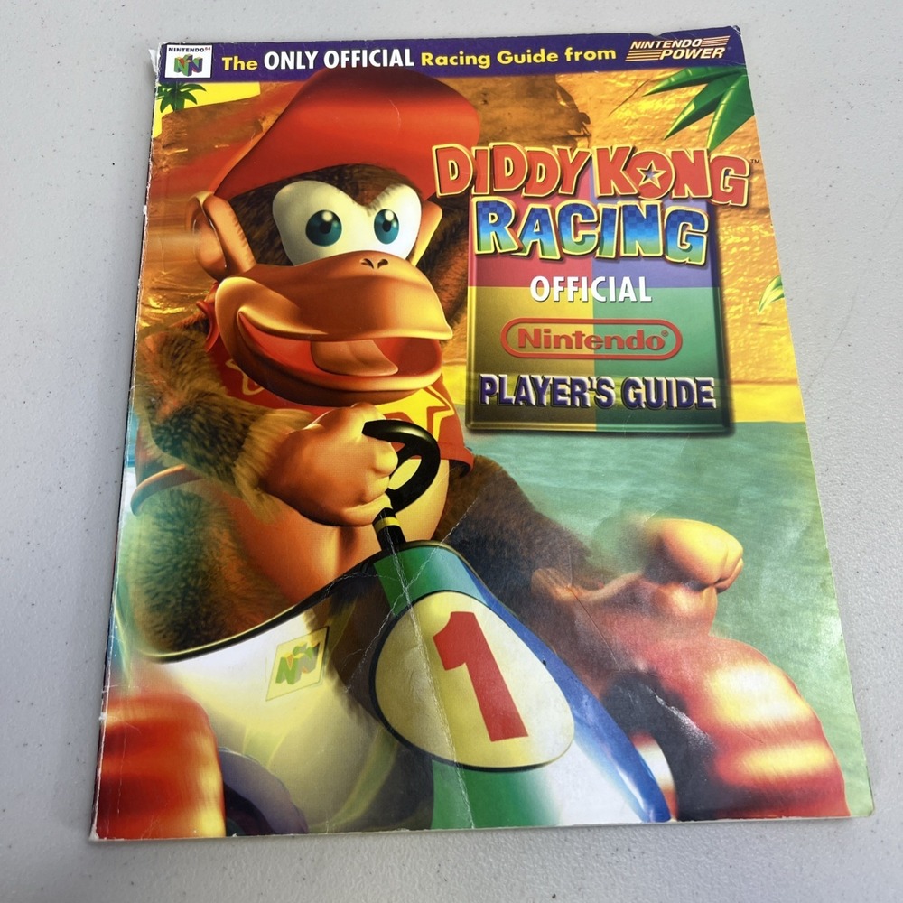 Diddy Kong Racing Official Nintendo Player's Guide for Nintendo 64 N64 DK